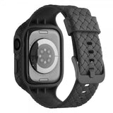 Apple Watch 41mm Ranneke kudottu tekstuuri Musta
