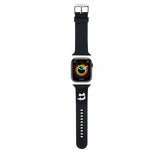 Karl Lagerfeld Apple Watch 44/45/46/Apple Watch Ultra -ranneke Kumi NFT Choupette Musta