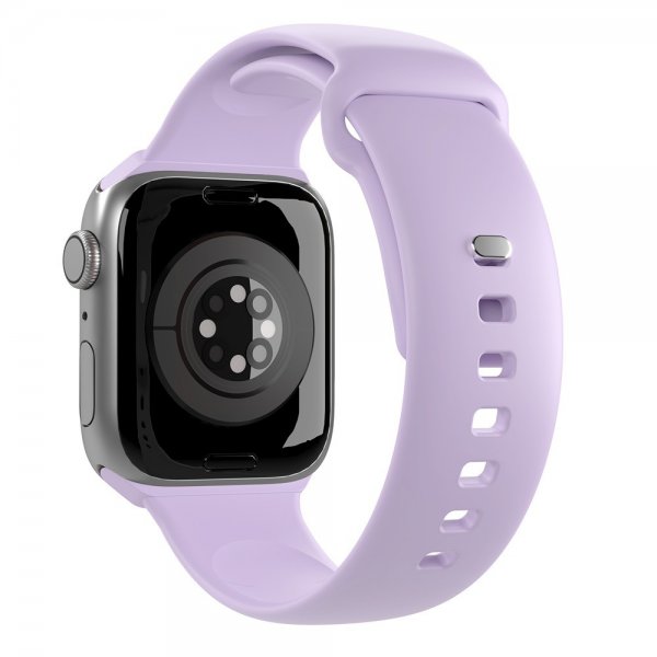 Puro Apple Watch 44/45/46mm/Apple Watch Ultra -ranneke ICON Silikoniranneke Laventeli