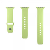 Puro Apple Watch 44/45/46mm/Apple Watch Ultra -ranneke ICON Silicone Band, Matcha Green