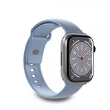 Puro Apple Watch 44/45/46mm/Apple Watch Ultra -ranneke ICON silikoniranneke Powder Blue