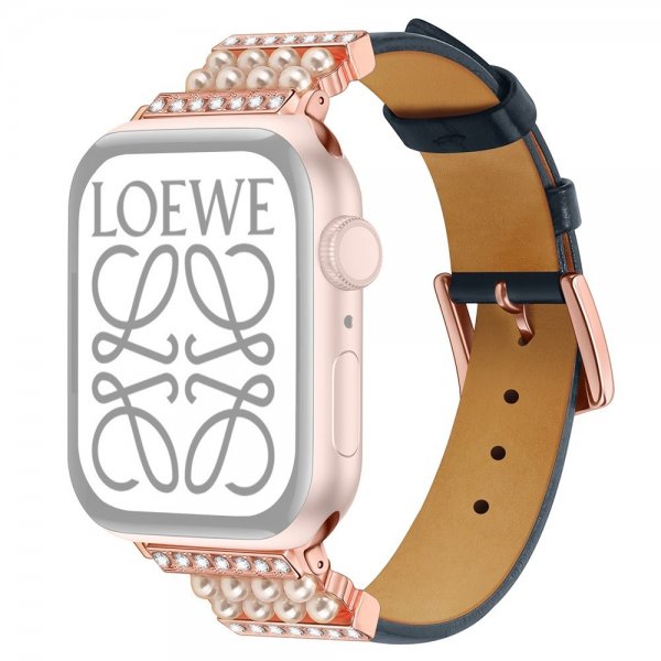 Apple Watch 44/45/46mm/Apple Watch Ultra Ranneke Helmi Sininen