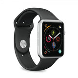 Puro Apple Watch 42/44/45mm ranneke Icon musta