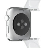 Puro Apple Watch 44/45/46mm/Apple Watch Ultra -ranneke ICON silikoniranneke valkoinen