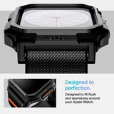Spigen Apple Watch 42mm (Series 10/11) ranneke ja suojakotelo Lite Fit Pro Matte Black