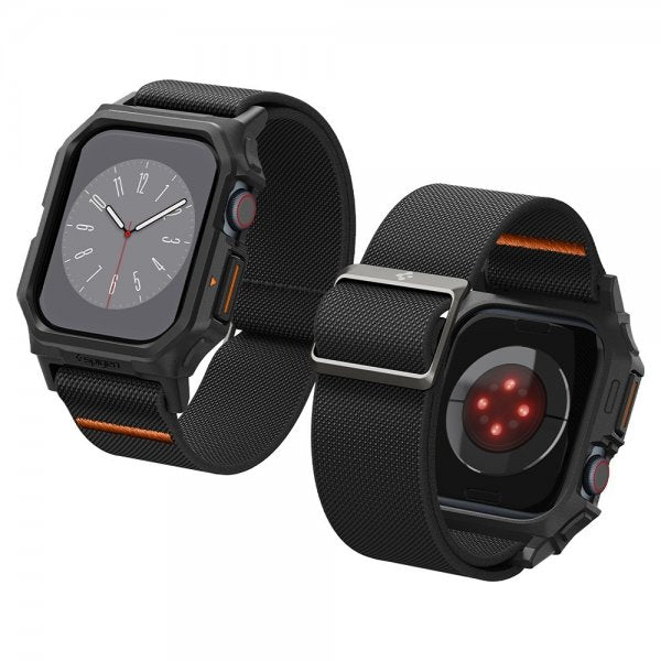 Spigen Apple Watch 42mm (Series 10/11) ranneke ja suojakotelo Lite Fit Pro Matte Black
