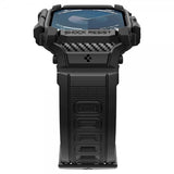 Spigen Apple Watch 42mm (Series 10/11) ranneke ja suojakuori Rugged Armor Pro Matte Black