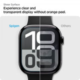 Spigen Apple Watch 42mm (sarja 10/11) Näytönsuoja EliteShield EZ Fit 2-pakkaus