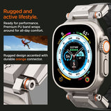 Spigen Apple Watch 44/45/46mm/Ultra 49mm ranneke DuraPro Armor PU musta