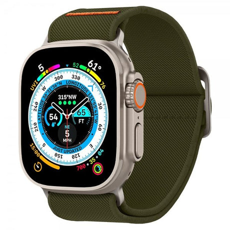 Spigen Apple Watch 44/45/46mm/Ultra 49mm ranneke Lite Fit Ultra Khaki