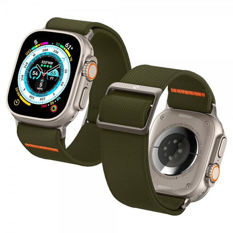 Spigen Apple Watch 44/45/46mm/Ultra 49mm ranneke Lite Fit Ultra Khaki