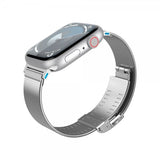 Spigen Apple Watch 44/45/46mm/Ultra 49mm ranneke Sleek Link, hopea