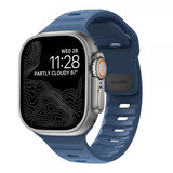 Nomad Apple Watch 44/45/46mm/Ultra 49mm ranneke Sport Band Naval Blue