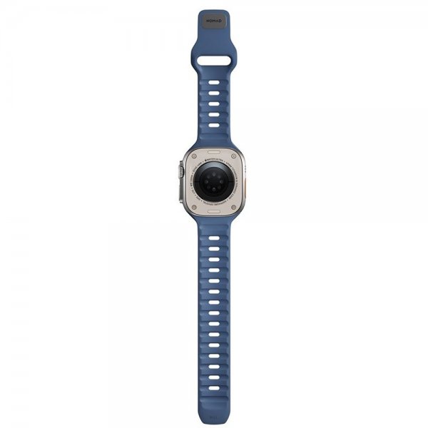 Nomad Apple Watch 44/45/46mm/Ultra 49mm ranneke Sport Band Naval Blue