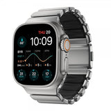 Nomad Apple Watch 44/45/46mm/Ultra 49mm ranneke Stratos Band Natural Musta