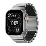Nomad Apple Watch 44/45/46mm/Ultra 49mm ranneke Stratos Band Natural Musta