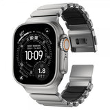 Nomad Apple Watch 44/45/46mm/Ultra 49mm ranneke Stratos Band Natural Musta