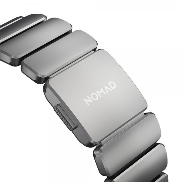 Nomad Apple Watch 44/45/46mm/Ultra 49mm ranneke Stratos Band Natural Musta