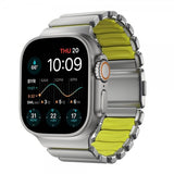 Nomad Apple Watch 44/45/46mm/Ultra 49mm ranneke Stratos Band Natural Volt