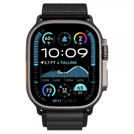 Spigen Apple Watch 44/45/46mm/Ultra 49mm ranneke WBF1 Musta
