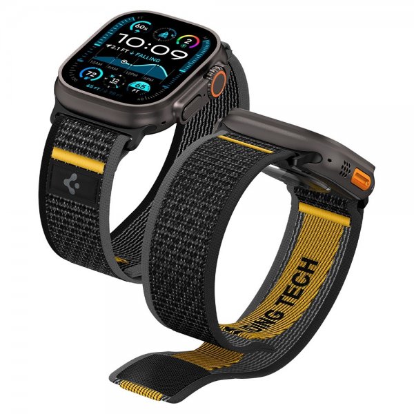 Spigen Apple Watch 44/45/46mm/Ultra 49mm ranneke Athlex Air Active Black