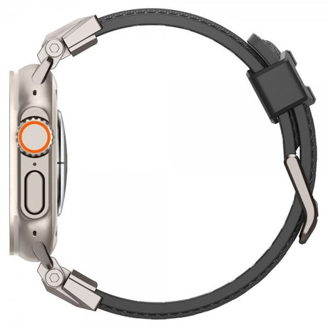 Spigen Apple Watch 44/45/46mm/Ultra 49mm ranneke DuraPro Armor, musta