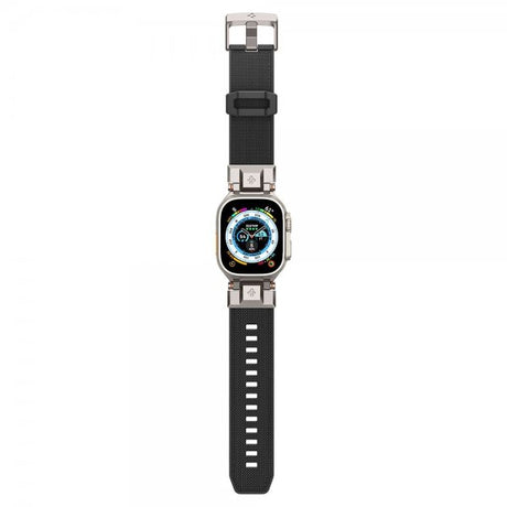 Spigen Apple Watch 44/45/46mm/Ultra 49mm ranneke DuraPro Armor, musta