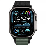 Spigen Apple Watch 44/45/46mm/Ultra 49mm ranneke WBF1 musta vihreä