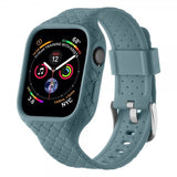 Apple Watch 45mm Ranneke Kudottu Tekstuuri Sinivihreä