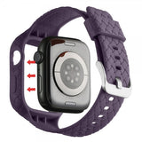 Apple Watch 45mm Ranneke Kudottu Tekstuuri Violetti