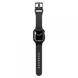 Spigen Apple Watch 45 mm kuori ja ranneke Liquid Air Pro, musta