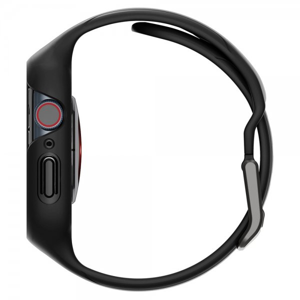 Spigen Apple Watch 45 mm kuori ja ranneke Liquid Air Pro, musta