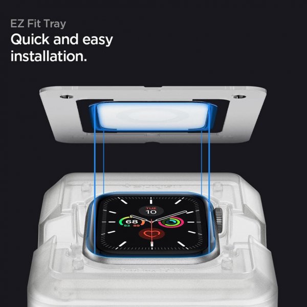 Spigen Apple Watch 45mm Näytönsuoja ProFlex EZ Fit 2-pakkaus