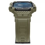 Spigen Apple Watch 46mm (Series 10/11) ranneke ja suojakotelo Rugged Armor Pro Vintage Khaki
