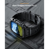 Spigen Apple Watch 46mm (Series 10/11) ranneke Rugged Armor Pro 2 Matte Black