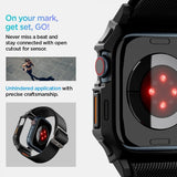 Spigen Apple Watch 46mm (Series 10/11) Ranneke ja Kuori Lite Fit Pro Matte Black