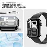 Spigen Apple Watch 46mm (Series 10/11) Näytönsuoja EliteShield EZ Fit 2-pakkaus