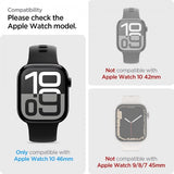Spigen Apple Watch 46mm (Series 10/11) Näytönsuoja EliteShield EZ Fit 2-pakkaus