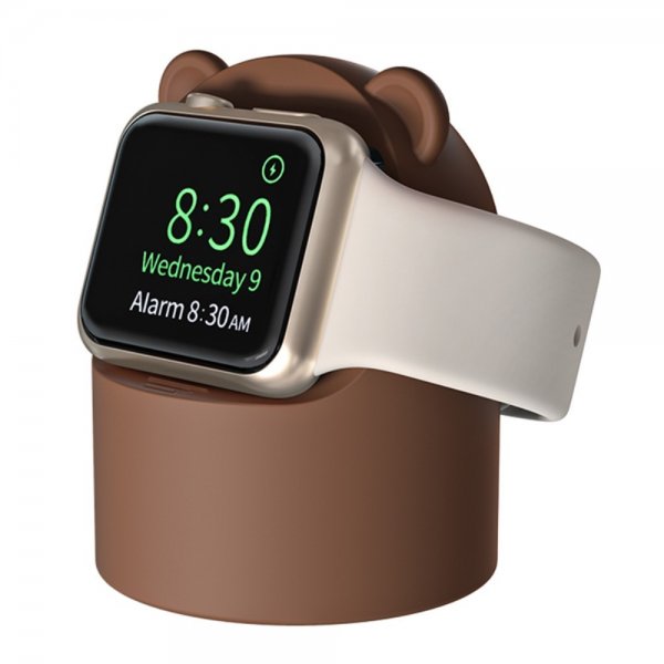 Apple Watch Pidike Laturille Karhu Ruskea