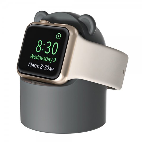 Apple Watch Pidike Laturille Karhu Harmaa