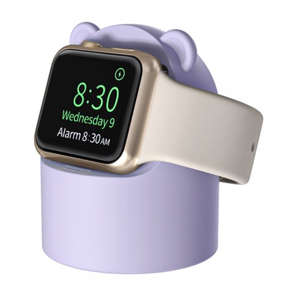 Apple Watch Pidike Laturille Karhu Violetti