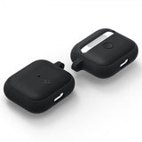 Spigen AirPods 3 -kuoret, Silicone Fit, musta