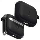 Spigen AirPods 3 -kuoret, Silicone Fit, musta