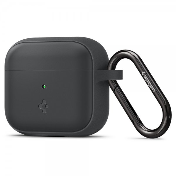 Spigen AirPods 3 -kuoret, Silicone Fit, Charcoal