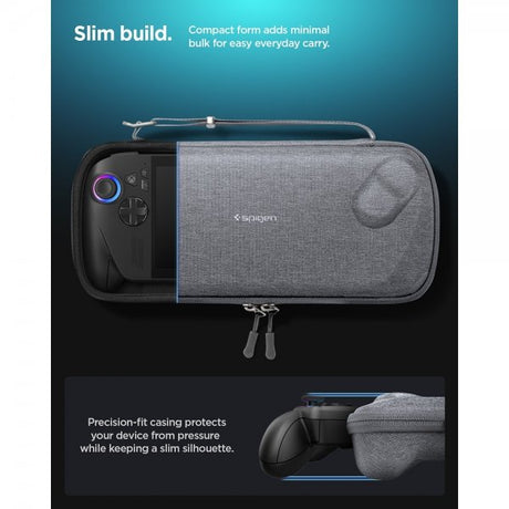 Spigen ASUS ROG Xbox Ally X Pussukka Klasden Pouch Charcoal Gray