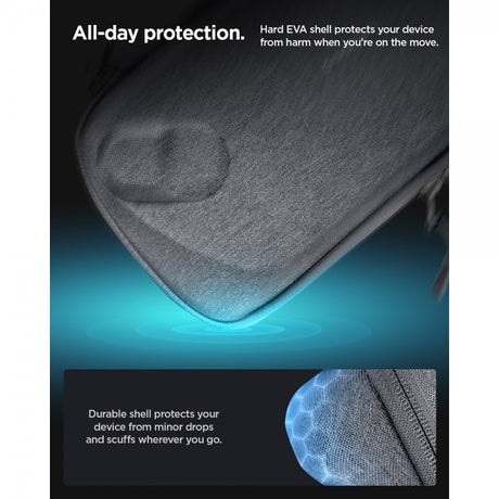 Spigen ASUS ROG Xbox Ally X Pussukka Klasden Pouch Charcoal Gray