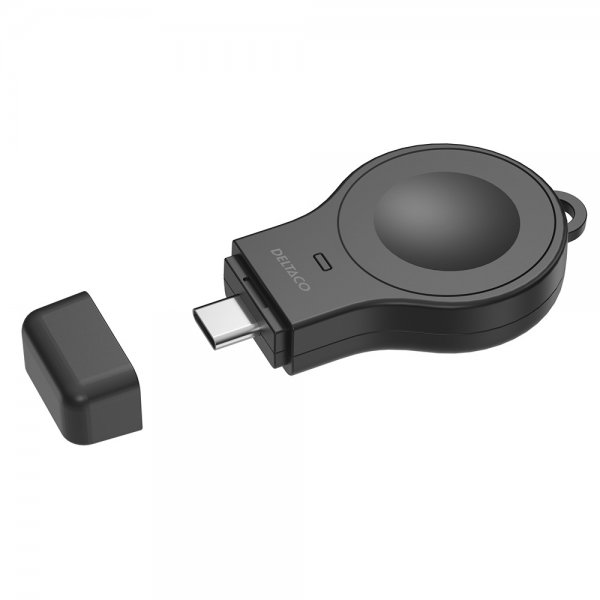 Deltaco Apple Watch -laturi, minilankalaturi USB-C