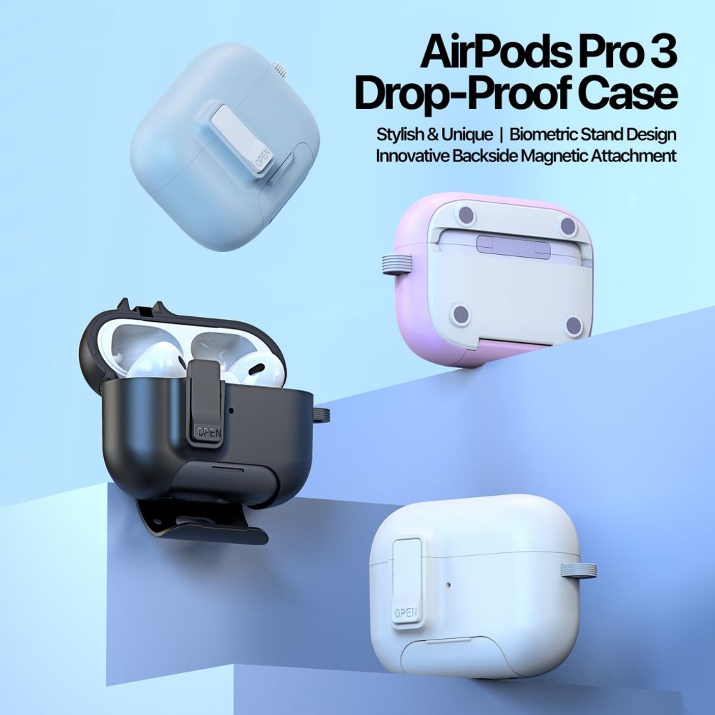 Dux Ducis AirPods Pro 3 Kuori PECQ Series Musta