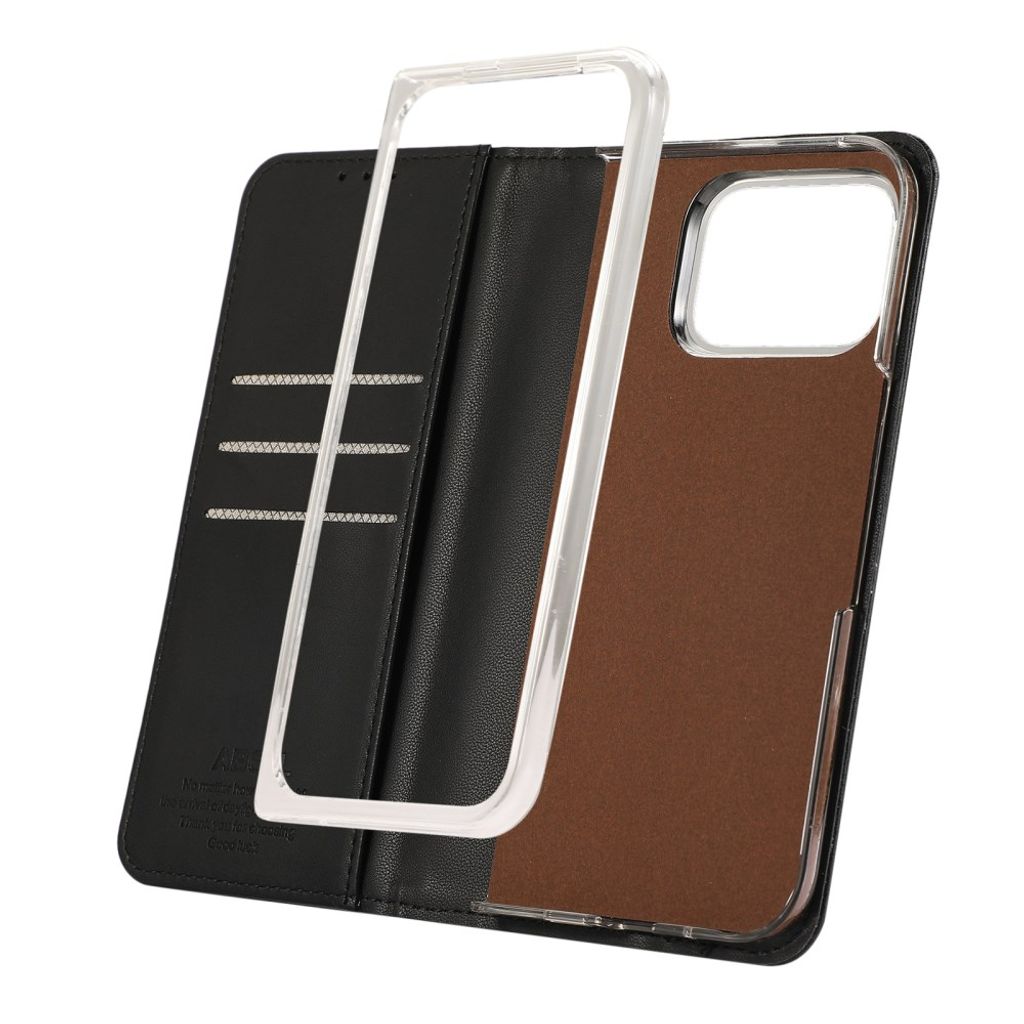 ABEEL Google Pixel 11 Pro Fold Kotelo RFID-suoja Musta