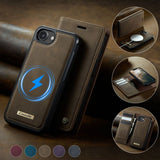 CaseMe iPhone 16e/iPhone 17e Kotelo C49 Series Ruskea